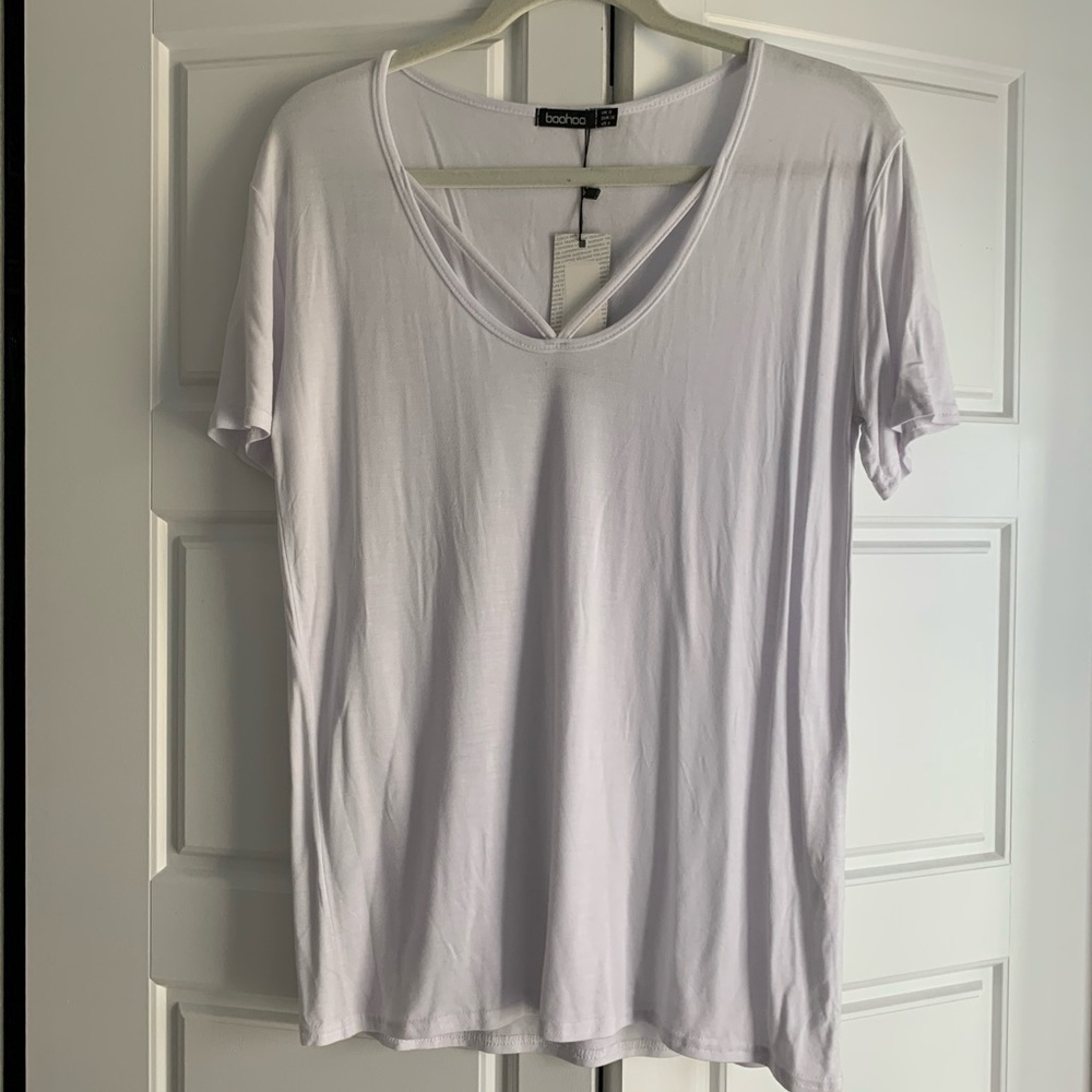 White oversized shirt/tunic